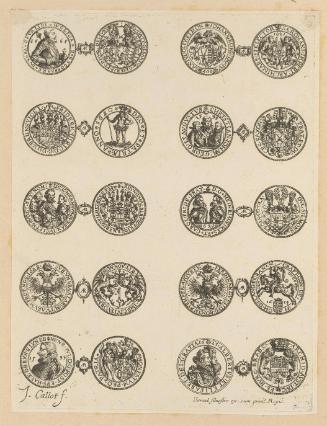 Plate 7 from “Les Monnaies” (The Coins)