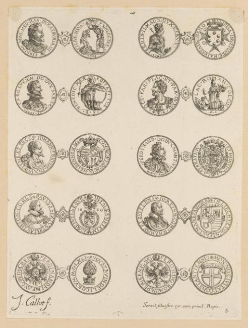 Plate 8 from “Les Monnaies” (The Coins)