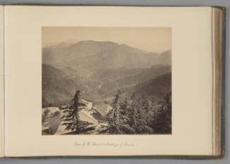 View of the Khuds and Valleys of Simla   from Indian Views