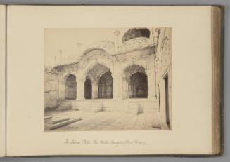 [The Palace, Delhi; The Motee Musjid (Pearl Mosque)]   from Indian Views