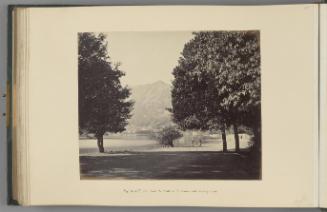 [Nynee Tal; View from the Mall on the Eastern side, looking North]   from Himalayas