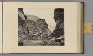 High Cliffs at the Junction of the Spiti and Sutlej rivers   from Himalayas