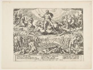 The Last Judgment  Plate 9  from The Vicissitudes of Human Things: Circulus Vicissitudines Rerum Humanorum