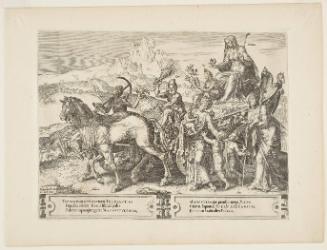 The Triumph of Humility  Plate 7 from The Vicissitudes of Human Things: Circulus Vicissitudines Rerum Humanorum