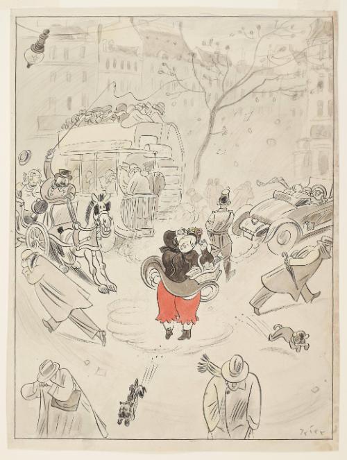 The Bad Wind from Lustige Blatter 1911