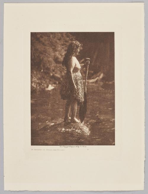 A Shaman or Medicine Woman from the volume The North American Indian