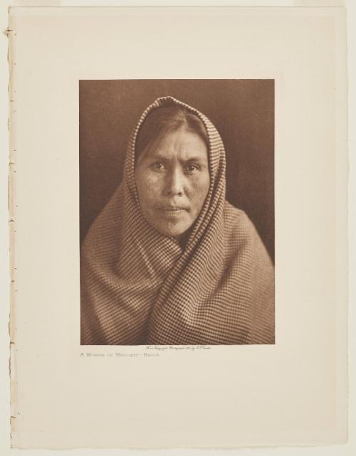 A Woman of Massett - Haida from the volume The North American Indian