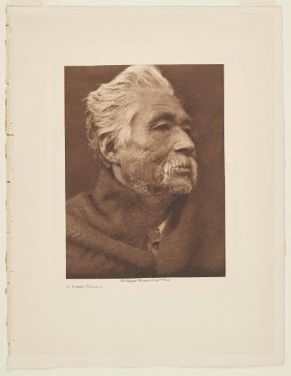 A Makah Profile from the Volume The North Americn Indian