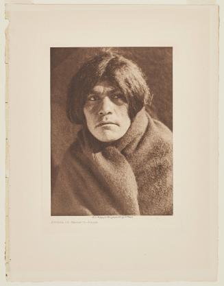 Kitkun, of Massett - Haida from the volume The North Americn Indian