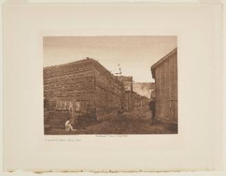 Village Scene - Neah Bay from the volume The North American Indian