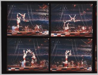 Original Contact Sheet, Moscow Circus, Boston Garden