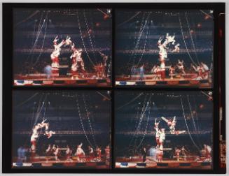 Original Contact Sheet, Moscow Circus, Boston Garden