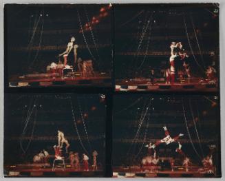 Original Contact Sheet, Moscow Circus, Boston Garden