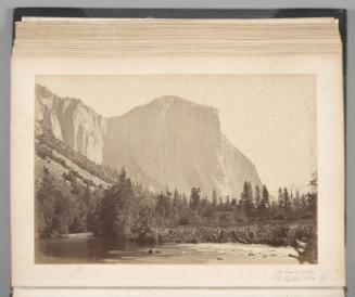 [El Capitan (3600 feet), Yosemite Valley]  from Tour Round The World 1882