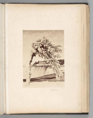[Niagara Falls in Winter]  from Tour Round The World 1882