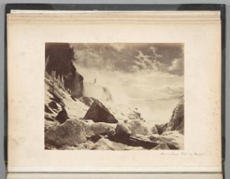 [Horseshoe Falls in Winter]  from Tour Round the World 1882