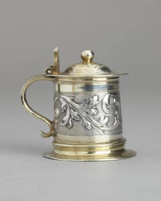 One of a Pair of Miniature Tankards