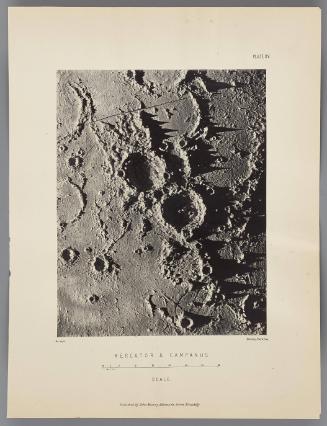 Mercator and Campanus  Plate XV from The Moon: Considered as a Planet, a World, and a Satellite