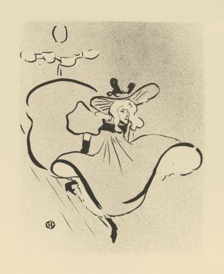 Jane Avril, from Le Café Concert